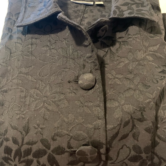 Crofts & Barrow Plus SZ Top/Jacket.Slenderizing Black!Figure-Enhancing Lines-EUC - Picture 1 of 15